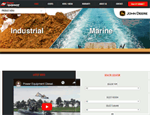 Tablet Screenshot of powerequipment.com.au